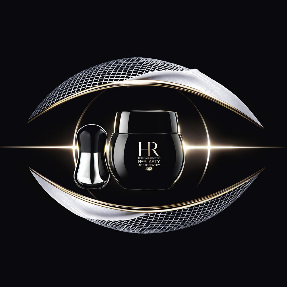 Pot creme yeux Helena Rubinstein Replasty et son applicateur.