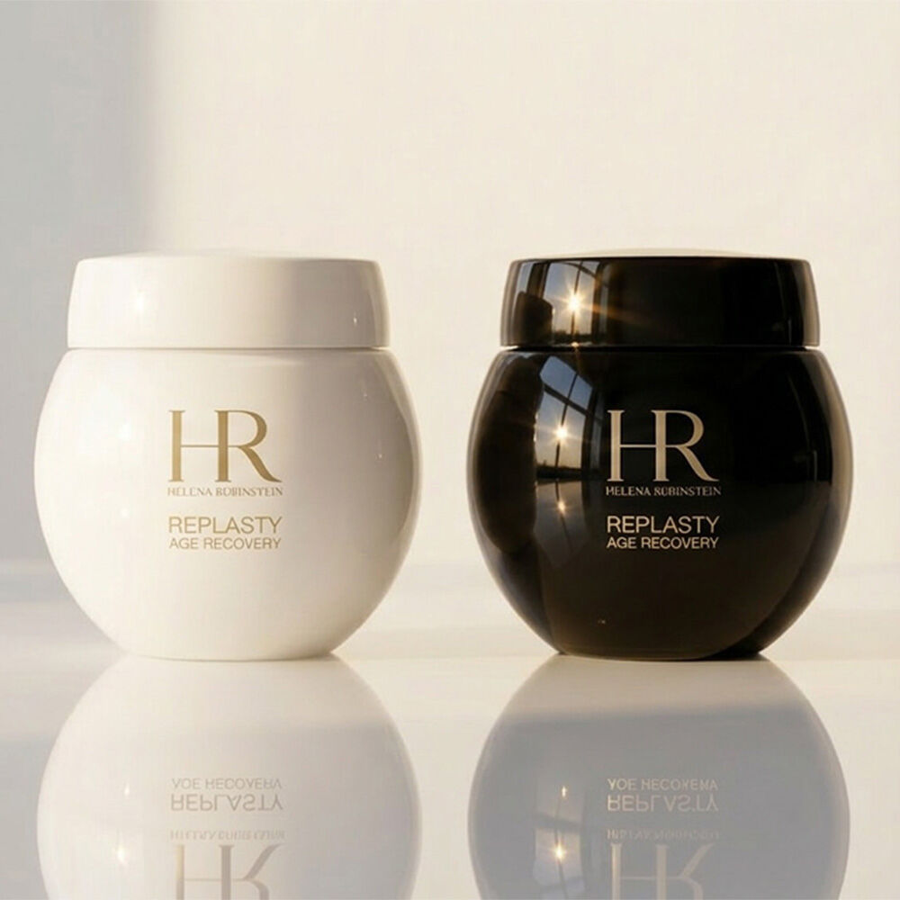  Pots Replasty Age Recovery Day dans un tourbillon de texture cremeuse.​