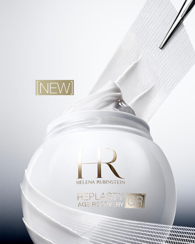 Pot Helena Rubinstein Replasty Age Recovery Day [GR] avec texture creme blanche onctueuse.